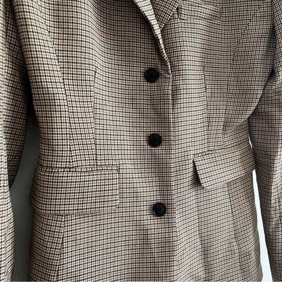 Helsa Plaid S Curve Jacket Size large Excellent condition - Picture 6 of 8